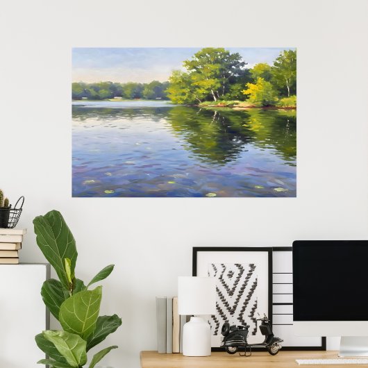 Great Lake Poster (Thuiskantoor)