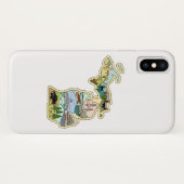 Great Lake State Michigan Vintage Illustrated Map Case-Mate iPhone Case (Achterkant (horizontaal))