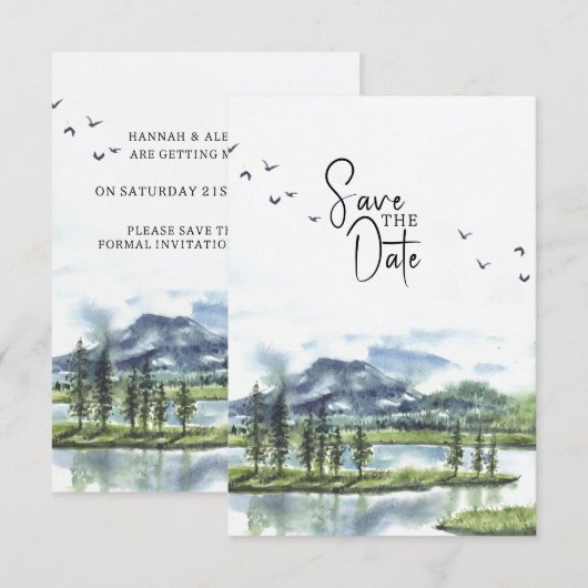 Great Lakes Bewaar de datumkaart (Voorkant / Achterkant)