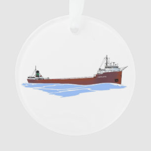Great Lakes Freighter J. Burton Ayers Kinsman Ornament