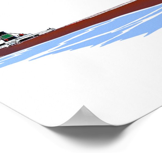 Great Lakes Freighter J. Burton Ayers Kinsman Poster (Hoek)