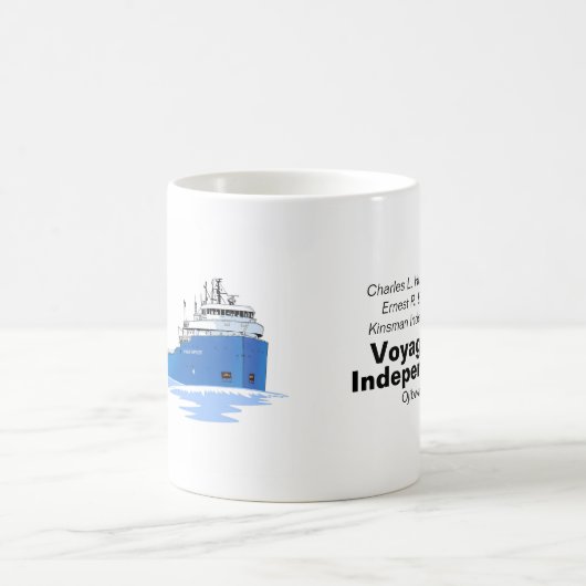 Great Lakes Freighter Voyageur Independent Koffiemok (Center)