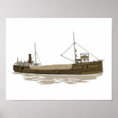 Great Lakes Freighter W.R. Stafford Poster (Voorkant)