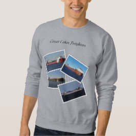 Great Lakes Freighters Stempel shirt zwart belette
