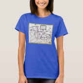 Great Lakes Map, 1755 T-shirt (Voorkant)