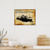 Great Lakes Shipwreck Series: William C Moreland Poster (Keuken)