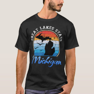 Great Lakes State Michigan T-shirt
