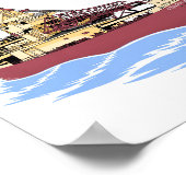 Great Lakes vrachtschip Armco zelflosser Poster (Hoek)