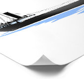 Great Lakes, vrachtschip Saturn Poster (Hoek)