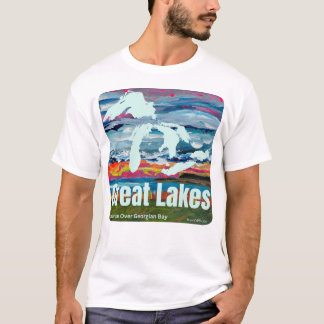 Great Lakes Wearable Art Zonsopgang over Georgian T-shirt