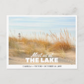 Great Lakes Wedding Save the Date Briefkaart (Voorkant)