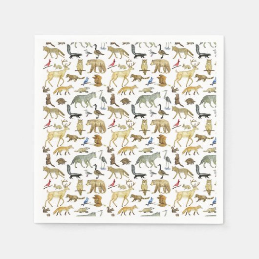 Great Lakes Wildlife servetten (Voorkant)