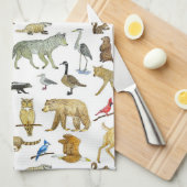 Great Lakes Wildlife Theedoek (Quarter Fold)