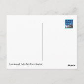 Great Langdale Valley, Lake District, Engeland Briefkaart (Achterkant)