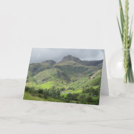Great Langdale Valley, Lake District, Engeland Kaart