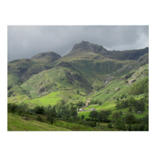 Great Langdale Valley, Lake District, Engeland Perfect Poster