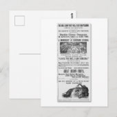 Great London Circus Advertisement Briefkaart (Voorkant / Achterkant)
