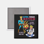 Great MAGA King Donald Trump Biden USA UltrA MAGA Magneet (Voorkant / Achterkant)