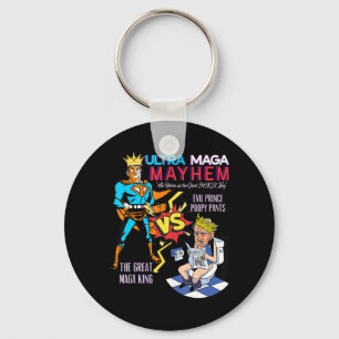 Great MAGA King Donald Trump Biden USA UltrA MAGA Sleutelhanger