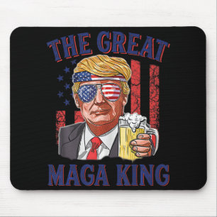 Great Maga King Fun Trump Beer US Flag Ultra M Muismat