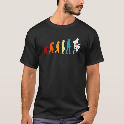 Great mandolin evolution gift folk music bluegrass t-shirt (Voorkant)