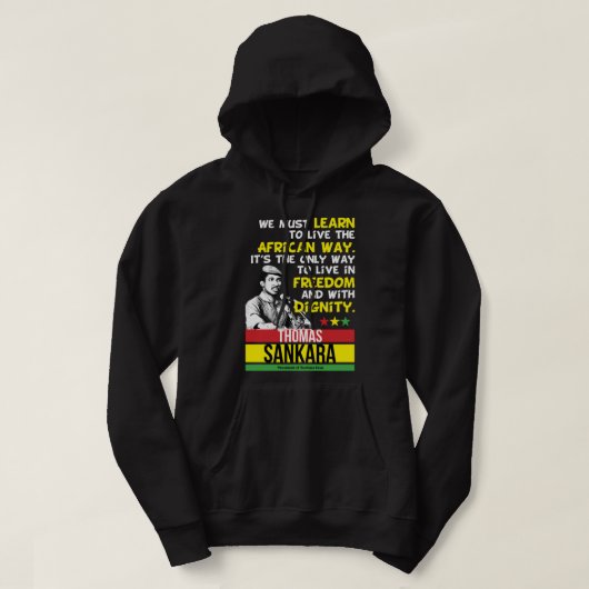 Great Model Thomas Afrianist Sankara Gifts Movie Hoodie (Design voorkant)
