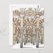 Great Mosque of Cordoba Spain Travel Briefkaart (Voorkant / Achterkant)