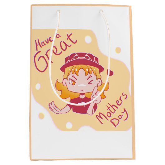 Great Mothers Day Medium Cadeauzakje (Voorkant)