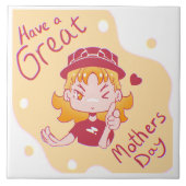 Great Mothers day.  Tegeltje (Voorkant)