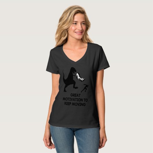 Great Motivation To Keep Moving T-shirt (Voorkant volledig)