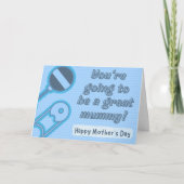 Great Mummy-To-Be Mother's Day Card Bedankkaart (Voorkant)