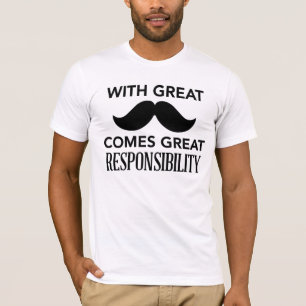 Great Mustache t-shirt voor Vaderdag