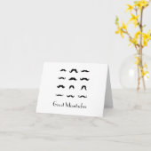Great Mustaches Wenskaart Kaart (Gele Bloem)