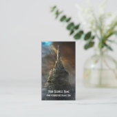 Great Mysterious Tower Castle | Fantasy Visitekaartje (Staand voorkant)