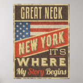 Great Neck New York Poster (Voorkant)