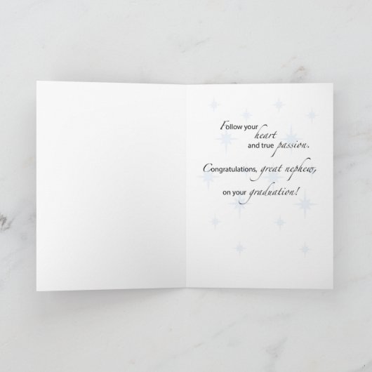 Great Nephew Afstuderen Star Kaart (Binnen)