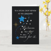 Great Nephew Afstuderen Star Kaart (Gele Bloem)