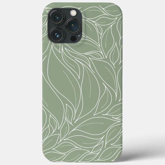 Great Nestling verlaat iPhone case (Achterkant)