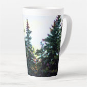Great North Bossen Boreal Forest Canada Pine Trees Latte Mok (Rechterhoek)