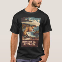 Great Ocean Road Australië Illustratie Reizen Kuns