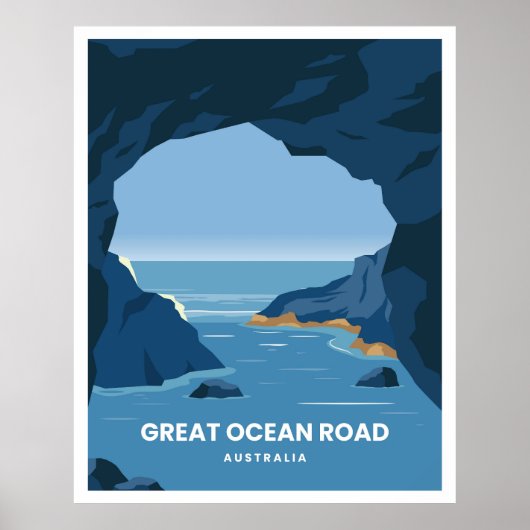 Great Ocean Road Australië Poster (Voorkant)