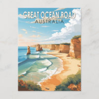 Great Ocean Road Australië Reiskunst Vintage