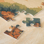 Great Ocean Road Australië Reiskunst Vintage Legpuzzel (Zijkant)