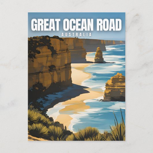 Great Ocean Road Briefkaart (Voorkant)