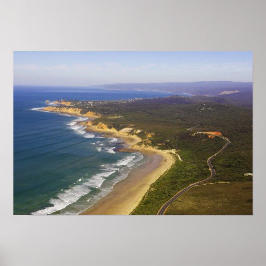 Great Ocean Road en Split Point Lighthouse, Poster (Voorkant)