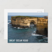 Great Ocean Road Loch Ard Gorge Wrak Australië Briefkaart (Voorkant / Achterkant)