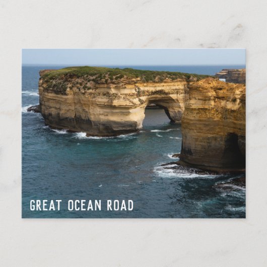 Great Ocean Road Loch Ard Gorge Wrak Australië Briefkaart (Voorkant)