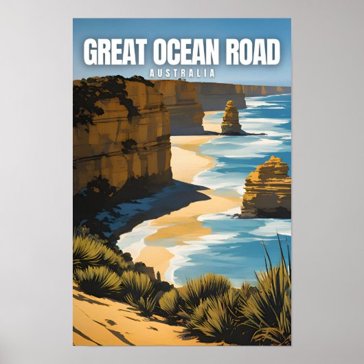 Great Ocean Road Poster (Voorkant)