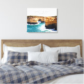 Great Ocean Road Victoria Australia Canvas Afdruk (Insitu (Slaapkamer))