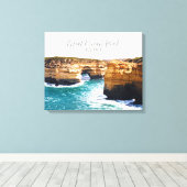 Great Ocean Road Victoria Australia Canvas Afdruk (Insitu (Houten vloer))